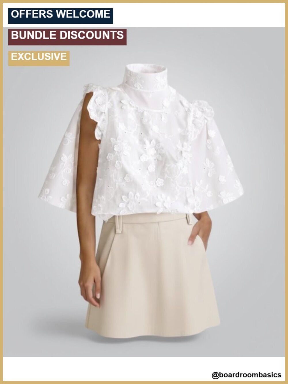 Dressy Casual Lace Ruffle Cap Sleeve Blouse Eyelet Floral Embroidered Boho Shirt